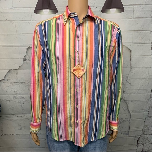 NWT Caribbean Joe Easy Care Buttoned Down Shirt - Picture 1 of 8